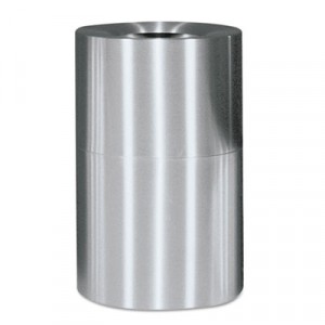 Atrium Extra Large Capacity Aluminum Container, Open Top, 62 Gal, Satin Finish