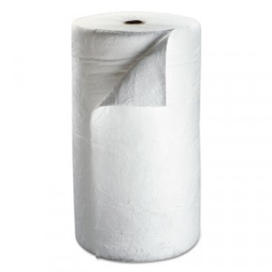 High-Capacity Petroleum Sorbent Roll, 38" x 144ft, 73gal Capacity