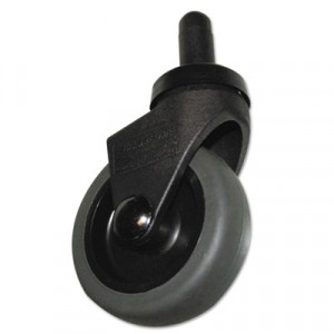 Executive Quiet Caster for WaveBrake™ Mopping Systems, Dark Gray, 3" Casters