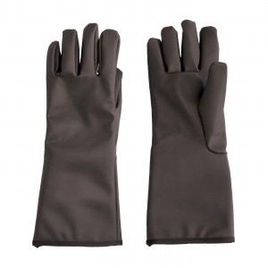 Temp-Gard Extreme Temp Gloves, Mid- Arm Length, Liq-Proof Silicone Fab Size Large