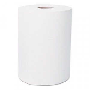 Hardwound Roll Towels, 1-Ply, White