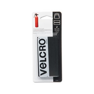 Velcro Hook and Loop Fastener Tape Roll 2"x4" Black