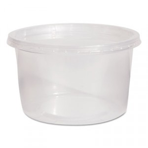 Bowl/Lid Combo Packs, White, 16oz