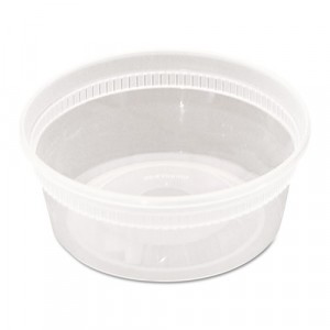 DELItainers, 1-Comp, Clear, 8oz, 4 11/20dia x 1 4/5h
