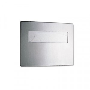 Toilet Dispenser Seat Cover Contora Brushed Aluminum