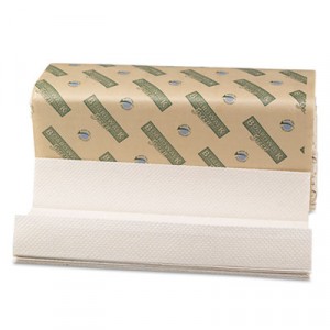 Towel BOARDWALK GREEN C-FLD TWL 10 1/8X13 NAT 12/200