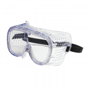 550 Softsides Goggle, DV, Clr Lens, Clear Bl Frm, Elastic Strap, AS