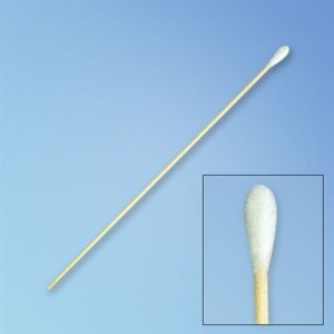 Swab 6"x.188" Cotton Tip Wood Shaft Hospital 100/PK 10/BX 10/CS