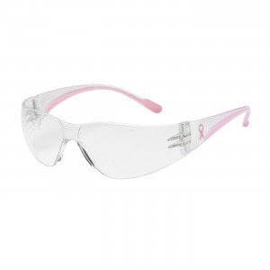 Eva Petite ,Clr AS/AF, Clr/Pink Tmpls Rubber Tmpl End, Molded Bridg