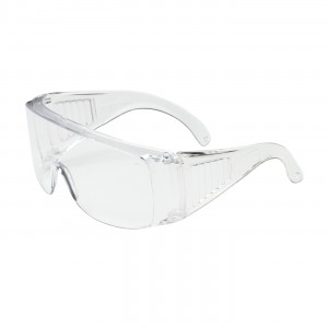 Safety Glasses Clear Hard Coat Lens "Visitor" 12/BX 12/CS