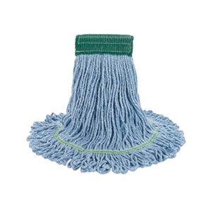 Mop Head Cotton/Synthetic Medium Blue 12/CS