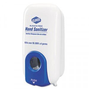 Hand Sanitizer Dispenser, 1000 ml, White/Blue