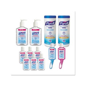 Office Hand Sanitizer Starter Kit, Assorted, 6 per Carton