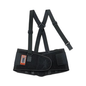 Back Support Proflex Black Large Waist Size 38" High-Performance
