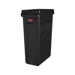 Container Recycling Slim Jim 23 Gallon Black