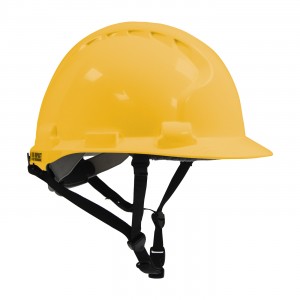 JSP MK8 Linesman, Yellow, w/ 4-Pt Chin Strap, Wheel Ratchet, Class E