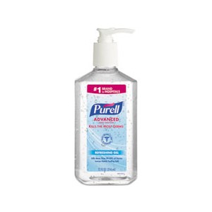 Hand Sanitizer 8oz Purell Pump Bottles Ocean Mist Blue 12/CS