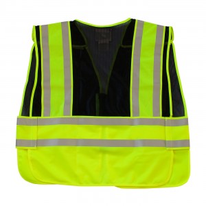  ANSI 207 PUBLIC SAFETY VESTS - BLACK NO LOGO  