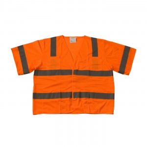 Class 3 Mesh Vest, 4 pockets, H&L Closure, 2in. Tape, OR