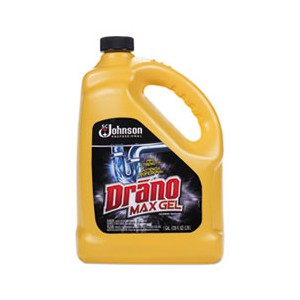 Drain Cleaner Max Gel Clog Drano Bleach Scent 4/128OZ