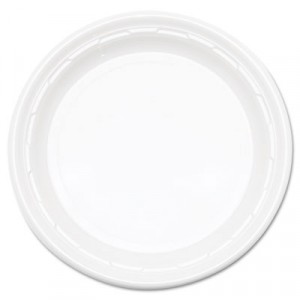 Famous Service Plastic Dinnerware, 10 1/4", White