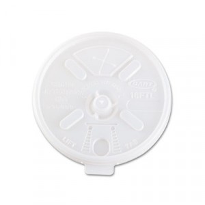 Translucent Lids for 12-24 oz. Foam Cups, Straw Slot