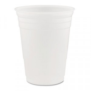 Conex Translucent Plastic Cold Cups, 16 oz