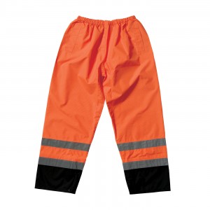 Class E PU Poly Over Pant, Two Pocket, Two Tone with Tape, OR Size X-Large