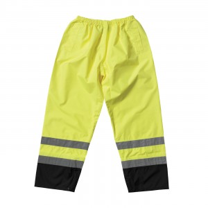 Class E PU Poly Over Pant, Two Pocket, Two Tone with Tape, LY Size 2X-Large