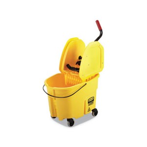 Bucket/Wringer 35 Quart Yellow WaveBrake 2.0