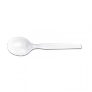 Plastic Tableware, Heavy Mediumweight Soup Spoon