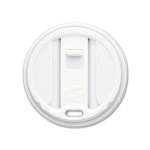 Reclosable Lids for 12- & 16-oz. Hot Cups, White