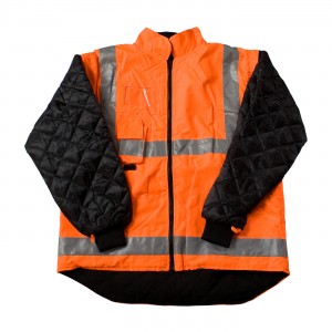 Class 3 Coat 7in1, Insulated Inner Jacket, Zip. Cl. Hd, 2in. Tape, OR Size 2X-Large