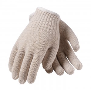 Glove Cotton/Polyester Knit 7 Guage Natural Med. Wgt 25DZPR/CS