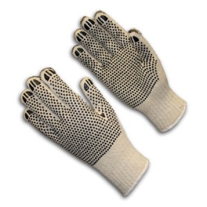 Glove Seamless Knit PVC Coated Large 1DZPR/BAG 12/CS