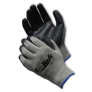 G-Tek 10G Gry. Cotton/Polyester Shell, Blk. Nitrile Coating Size Large