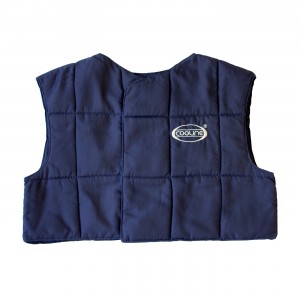 E-Cooline Evap. Cooling Vest, H&L Closure, Engineered Fleece, SM, Nvy