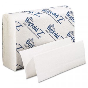 Z Paper Towels, 8x11, White, 220 Towels/Pack