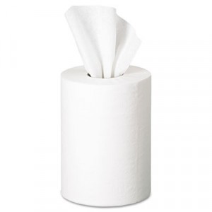 Premium Junior Cap. Center-Pull Towel, 7.8x12, White