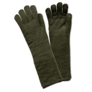Glove Cotton Preox/Kevlar Outer Cotton Lining Green Lg