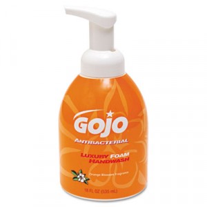 Luxury Foam Antibacterial Handwash, Orange Blossom, 18 oz Pump 4/CS