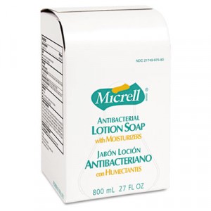 MICRELL Antibacterial Lotion Soap Refill, Unscented Liquid, 800ml