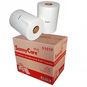 Towel Roll 8x300' White 1-Ply 12RL/CS