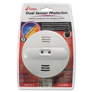 Dual Sensor Smoke Alarm, 9V Battery