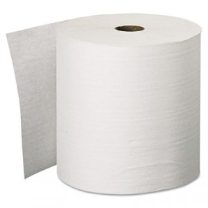 KLEENEX Hard Roll Towels, 8" x 600', White