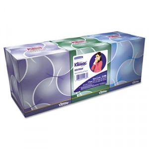 KLEENEX BOUTIQUE Anti-Viral Facial Tissue, 3Ply, POP-UP Box