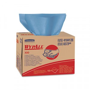 WYPALL X80 Wipers, Brag Box, HYDROKNIT, 12 1/2x16 4/5