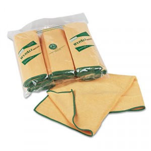 WYPALL Cloths w/Microban, Microfiber, 15 3/4x15 3/4, Yellow