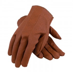 Vinyl Impregnated, Men's, Slip-On Pattern, Red Stretch Vinyl Size Large