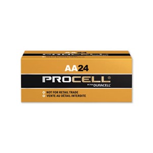 Batteries 'AA' Alkaline Duracell Procell 24/BX